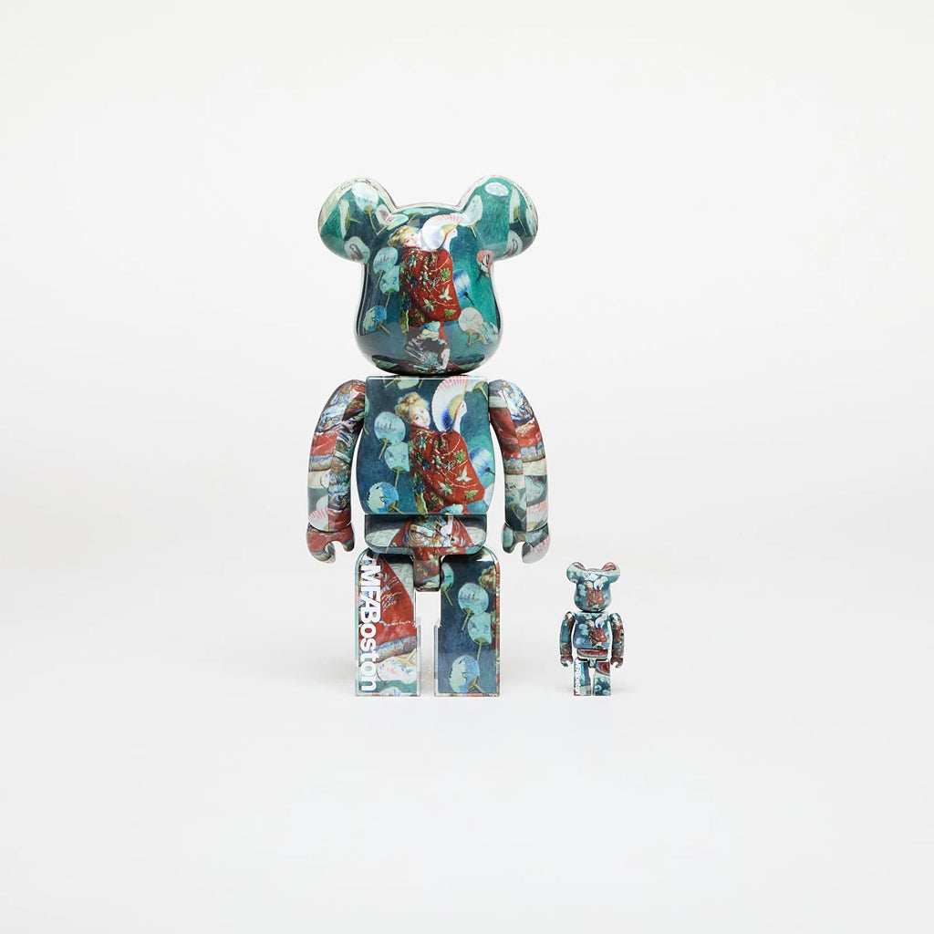 400% & 100% Bearbrick set - La Japonaise (Claude Monet)