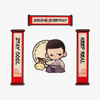 Wealthy Snake's New Year Celebration Series-Mini Spring Couplets Fridge Magnet B