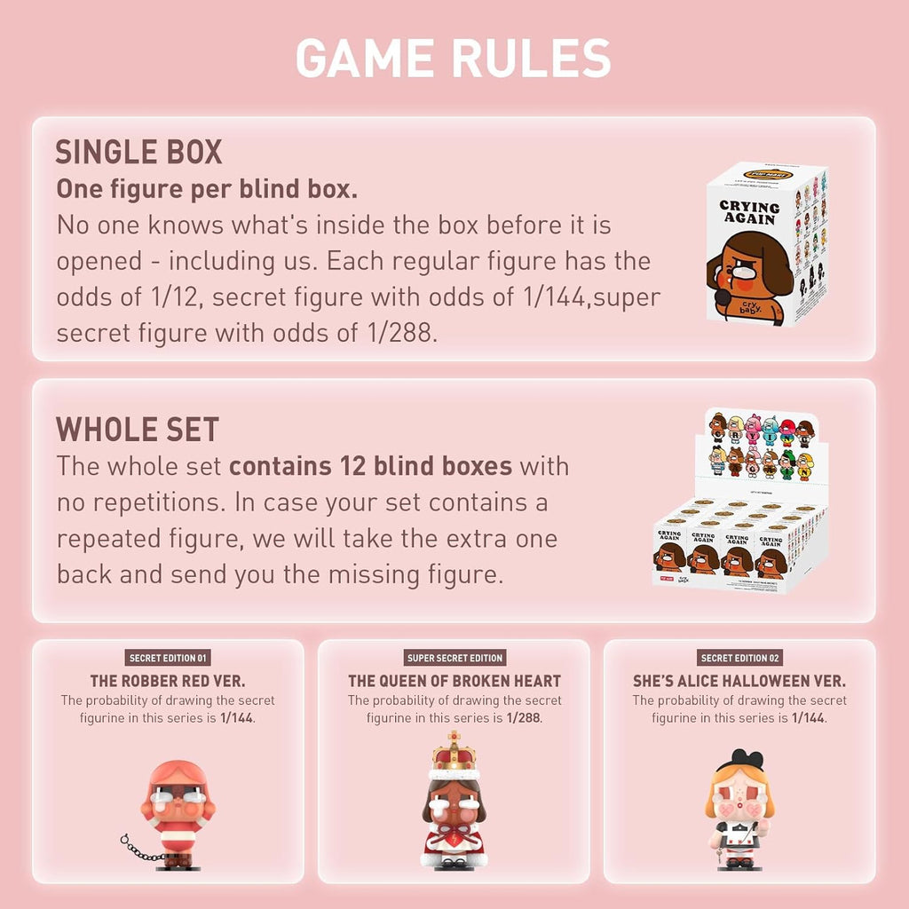 CRYBABY Crying Again Series Figures