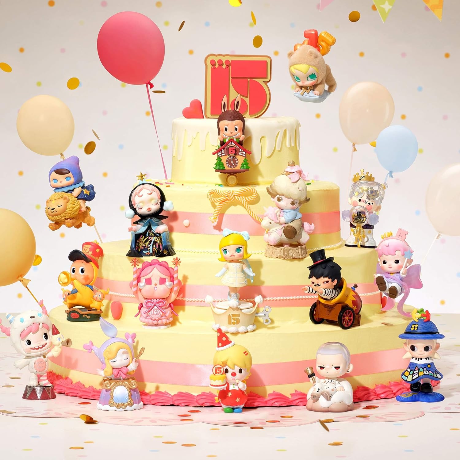 Celebrating the Moment POP MART 15th Anniversary Series Figures