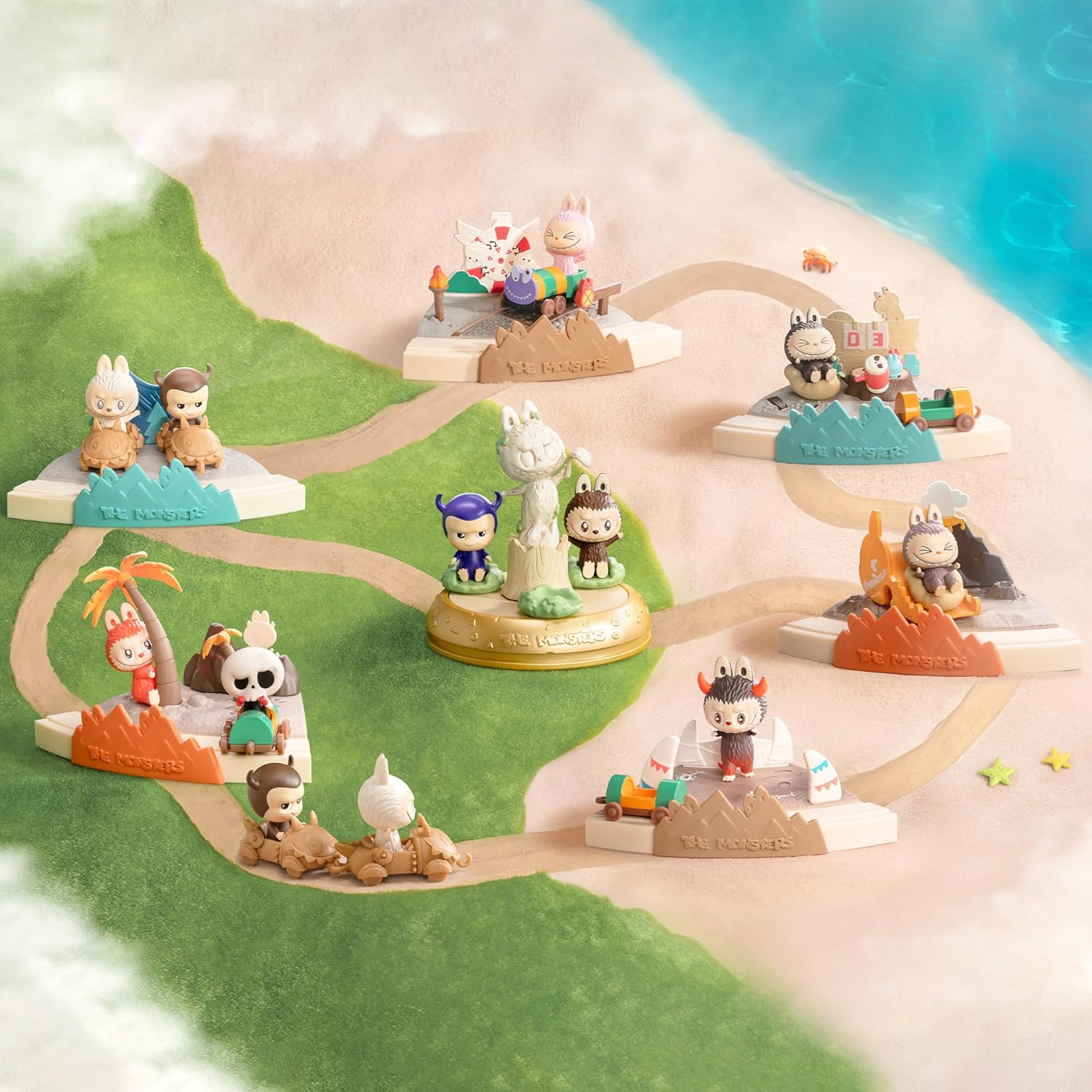 THE MONSTERS Playing Games Series Scene Sets