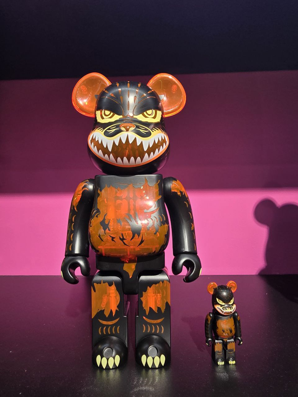 Bearbrick set - Melting Godzilla