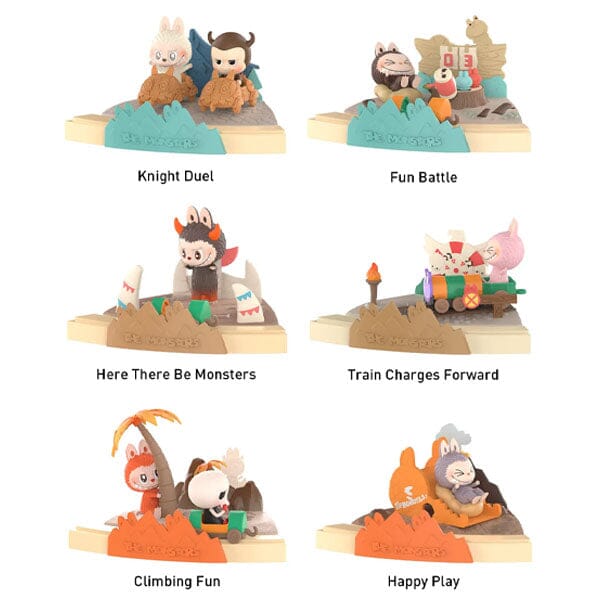 THE MONSTERS Playing Games Series Scene Sets