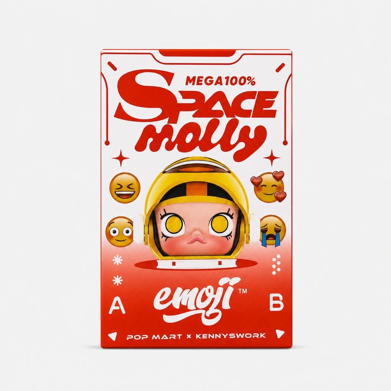 MEGA SPACE MOLLY 100% × emoji Series